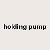 holding pump是什么意思