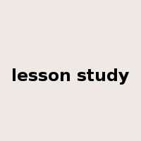 lesson study是什么意思