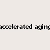 accelerated aging是什么意思