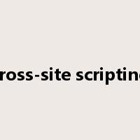 cross-site scripting是什么意思