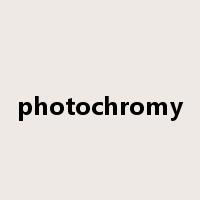 photochromy是什么意思
