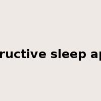 obstructive sleep apnea是什么意思