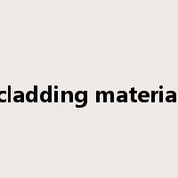 cladding material是什么意思