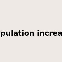 population increase是什么意思