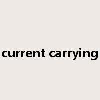current carrying是什么意思