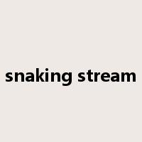 snaking stream是什么意思