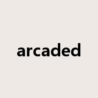arcaded是什么意思