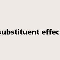 substituent effect是什么意思