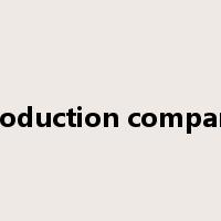 production company是什么意思