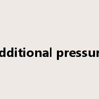 additional pressure是什么意思