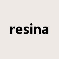 resina是什么意思