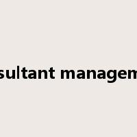 consultant management是什么意思
