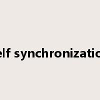 self synchronization是什么意思