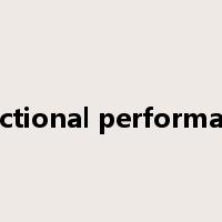 functional performance是什么意思