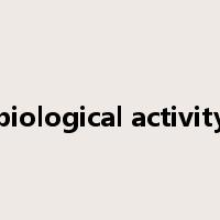 biological activity是什么意思