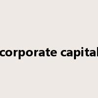 corporate capital是什么意思