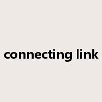 connecting link是什么意思