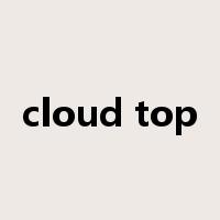 cloud top是什么意思