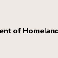 Department of Homeland Security是什么意思