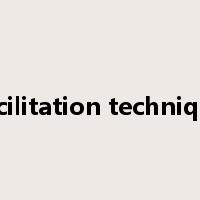 facilitation technique是什么意思