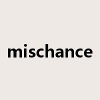 mischance是什么意思