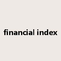 financial index是什么意思