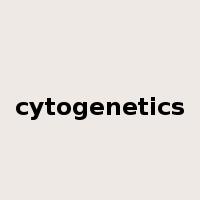 cytogenetics是什么意思