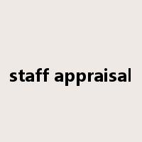 staff appraisal是什么意思