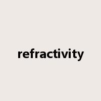 refractivity是什么意思