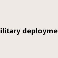 military deployment是什么意思