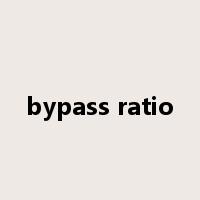 bypass ratio是什么意思