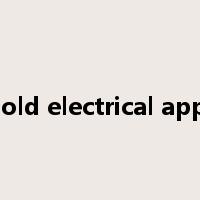 household electrical appliances是什么意思