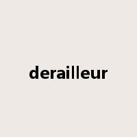 derailleur是什么意思