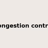 congestion control是什么意思