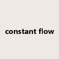 constant flow是什么意思
