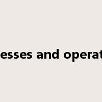 processes and operations是什么意思