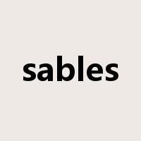 sables是什么意思