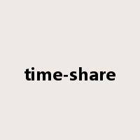 time-share是什么意思