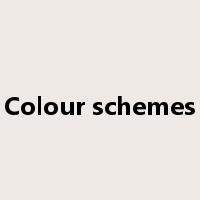 Colour schemes是什么意思