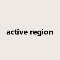 active region是什么意思