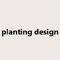planting design是什么意思