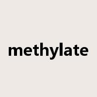methylate是什么意思