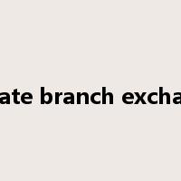 private branch exchange是什么意思