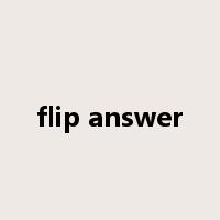 flip answer是什么意思