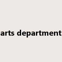 arts department是什么意思