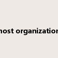 host organization是什么意思