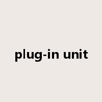 plug-in unit是什么意思