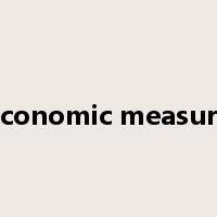 economic measure是什么意思