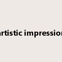 artistic impression是什么意思