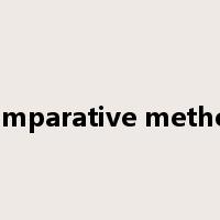 comparative method是什么意思